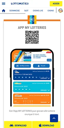 lottomatica app superenalotto